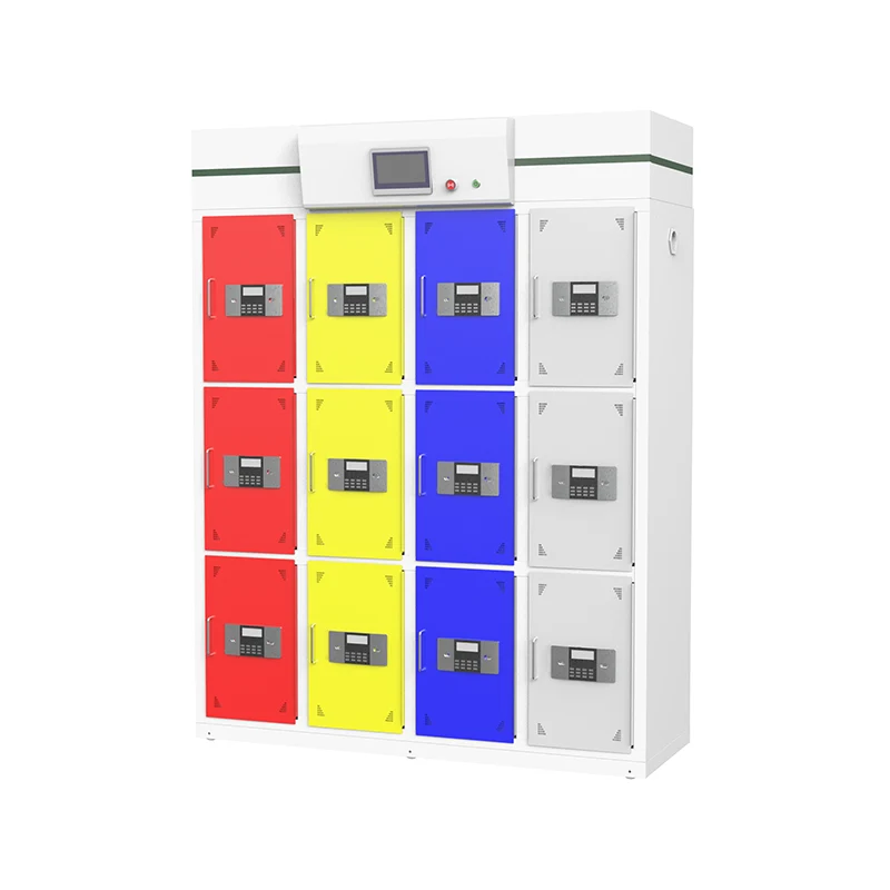Twelve-door Gas-purifying Multi-type Chemical Storage Cabinet
